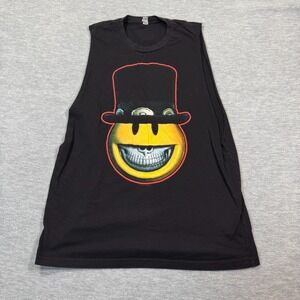 Slash‎ Tank Top Men L Black Graphic 2015 World Tour Rock Band Muscle Tee